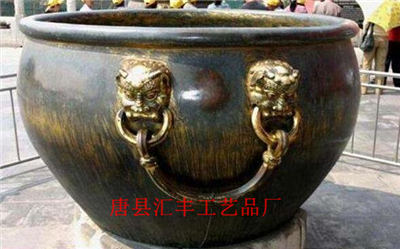 铜大缸雕塑