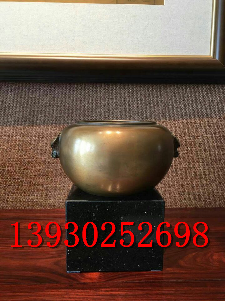 小铜缸 故宫铜缸 小铜缸摆件 生产铜雕缸价格